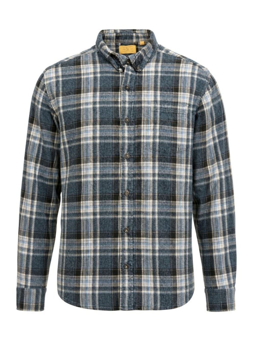 Red Head Ranch Mens Blue Plaid Flannel Button-Up Shirt Size XL